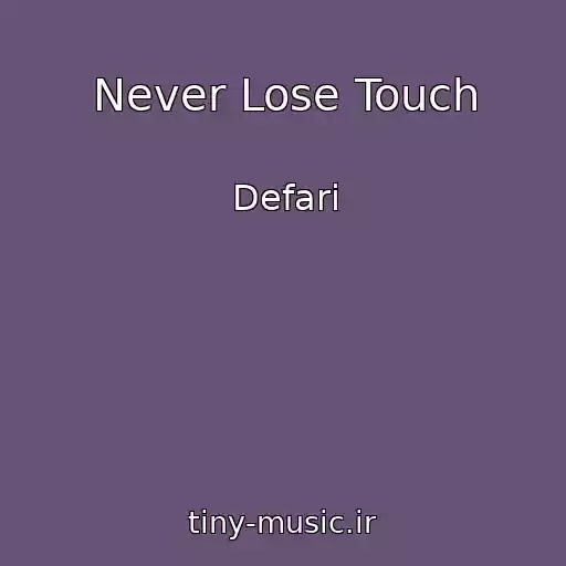 کاور آهنگ Never Lose Touch از Defari