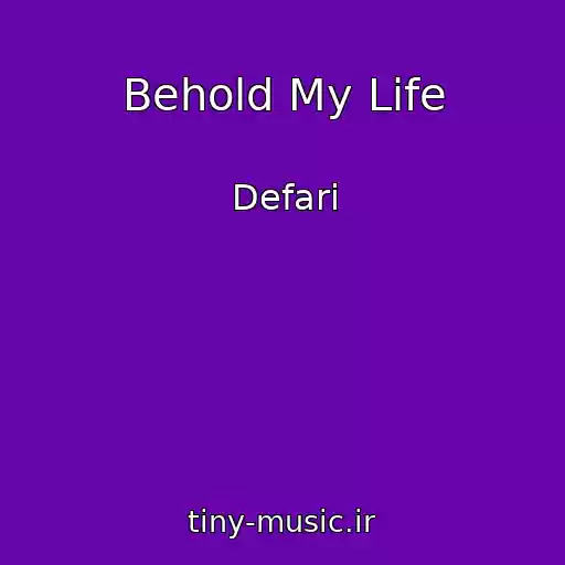 کاور آهنگ Behold My Life از Defari