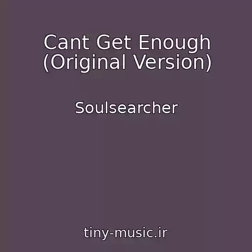 کاور آهنگ Cant Get Enough (Original Version) از Soulsearcher