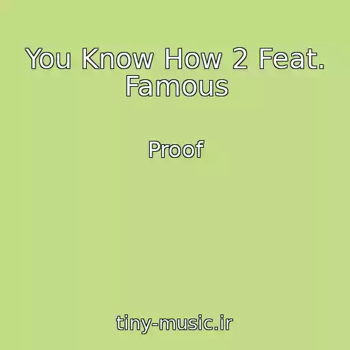 کاور آهنگ You Know How 2 Feat. Famous از Proof