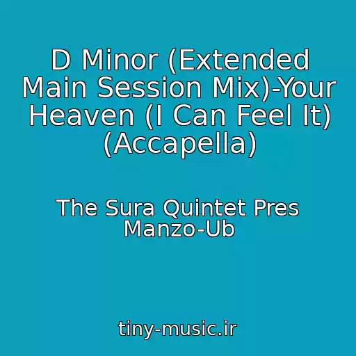 کاور آهنگ D Minor (Extended Main Session Mix)-Your Heaven (I Can Feel It) (Accapella) از The Sura Quintet Pres Manzo-Ub