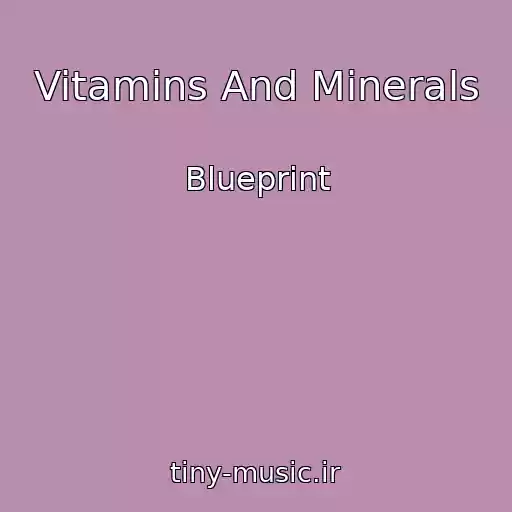 کاور آهنگ Vitamins And Minerals از Blueprint