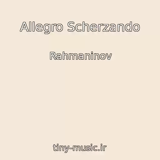 کاور آهنگ Allegro Scherzando از Rahmaninov