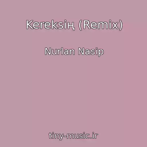 کاور آهنگ Kereksiң (Remix) از Nurlan Nasip