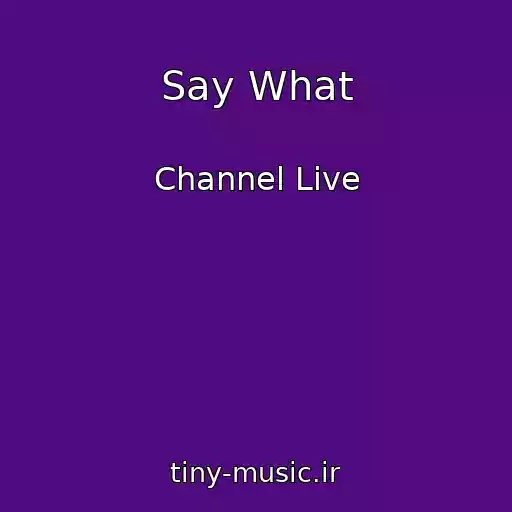 کاور آهنگ Say What از Channel Live
