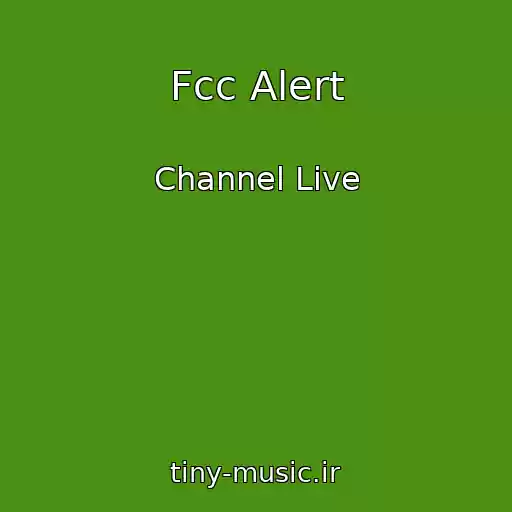 کاور آهنگ Fcc Alert از Channel Live