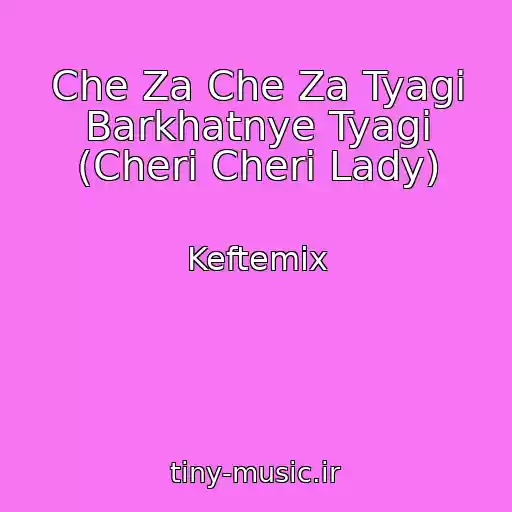 کاور آهنگ Che Za Che Za Tyagi Barkhatnye Tyagi (Cheri Cheri Lady) از Keftemix