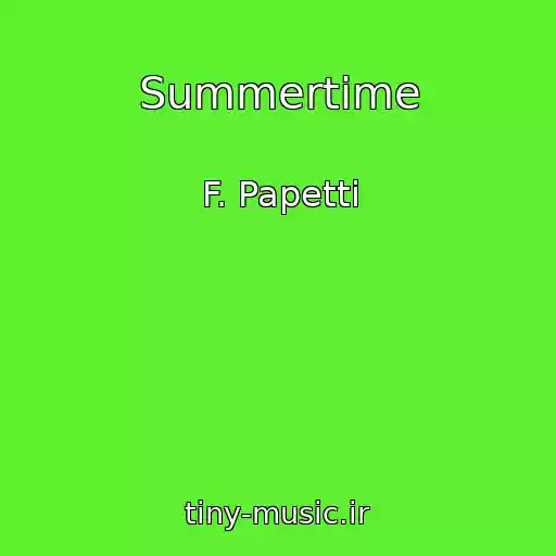 کاور آهنگ Summertime از F. Papetti