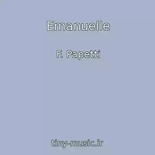 کاور آهنگ Emanuelle از F. Papetti
