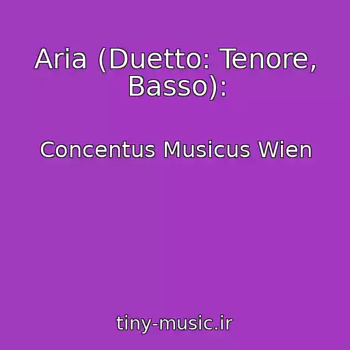 کاور آهنگ Aria (Duetto: Tenore, Basso): از Concentus Musicus Wien
