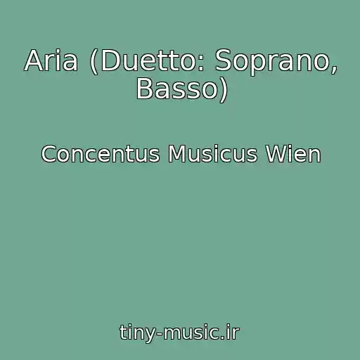 کاور آهنگ Aria (Duetto: Soprano, Basso) از Concentus Musicus Wien