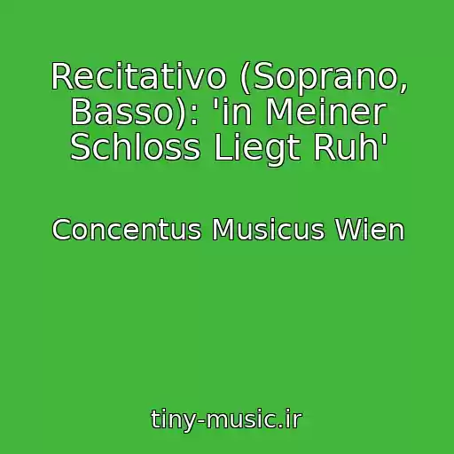 کاور آهنگ Recitativo (Soprano, Basso): 'in Meiner Schloss Liegt Ruh' از Concentus Musicus Wien