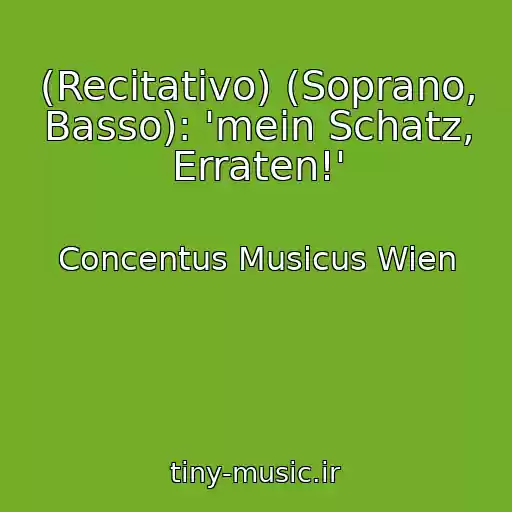 کاور آهنگ (Recitativo) (Soprano, Basso): 'mein Schatz, Erraten!' از Concentus Musicus Wien