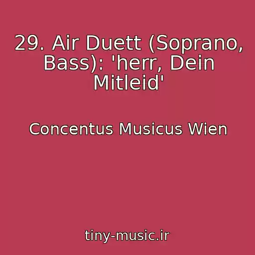 کاور آهنگ 29. Air Duett (Soprano, Bass): 'herr, Dein Mitleid' از Concentus Musicus Wien