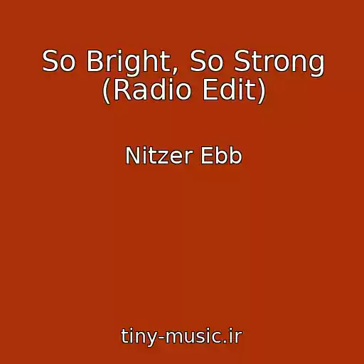 کاور آهنگ So Bright, So Strong (Radio Edit) از Nitzer Ebb