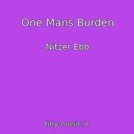 کاور آهنگ One Mans Burden از Nitzer Ebb