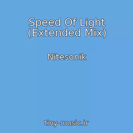 کاور آهنگ Speed Of Light (Extended Mix) از Nitesonik