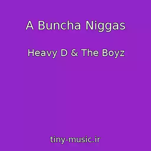 کاور آهنگ A Buncha Niggas از Heavy D & The Boyz