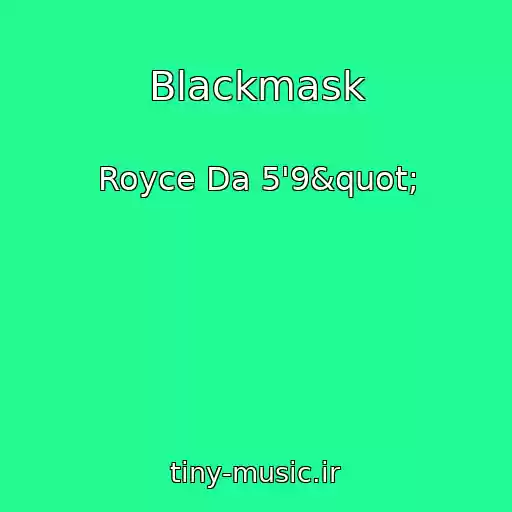 کاور آهنگ Blackmask از Royce Da 5'9"