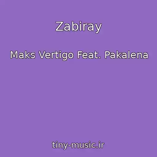 کاور آهنگ Zabiray از Maks Vertigo Feat. Pakalena