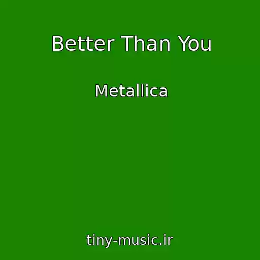 کاور آهنگ Better Than You از Metallica