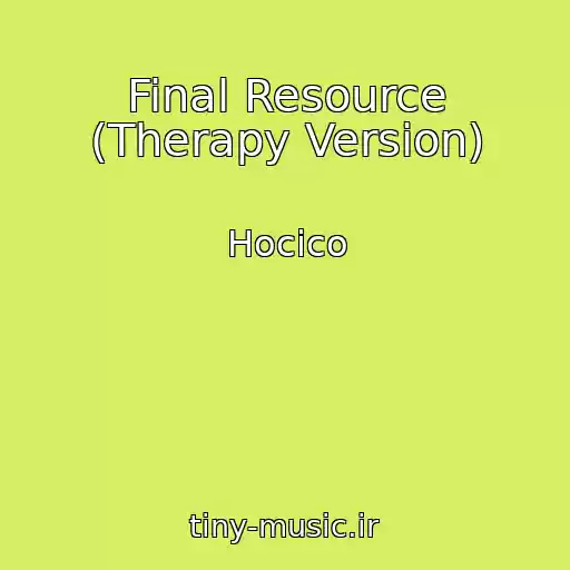 کاور آهنگ Final Resource (Therapy Version) از Hocico