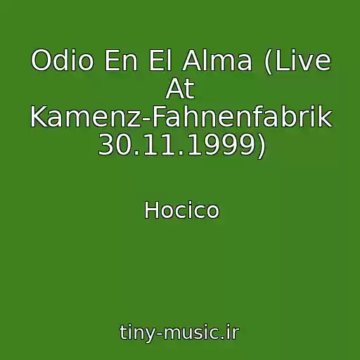 کاور آهنگ Odio En El Alma (Live At Kamenz-Fahnenfabrik 30.11.1999) از Hocico