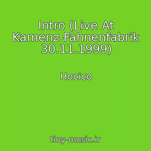کاور آهنگ Intro (Live At Kamenz-Fahnenfabrik 30.11.1999) از Hocico