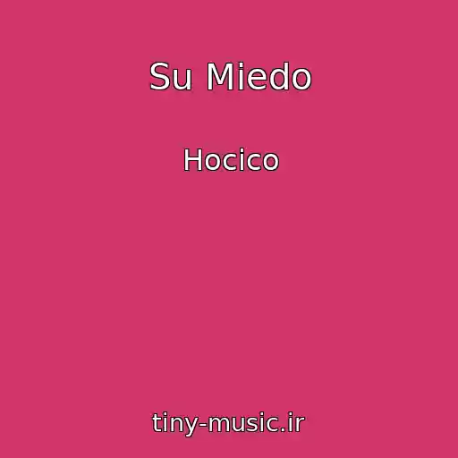 کاور آهنگ Su Miedo از Hocico