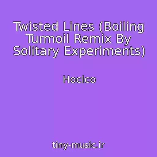 کاور آهنگ Twisted Lines (Boiling Turmoil Remix By Solitary Experiments) از Hocico