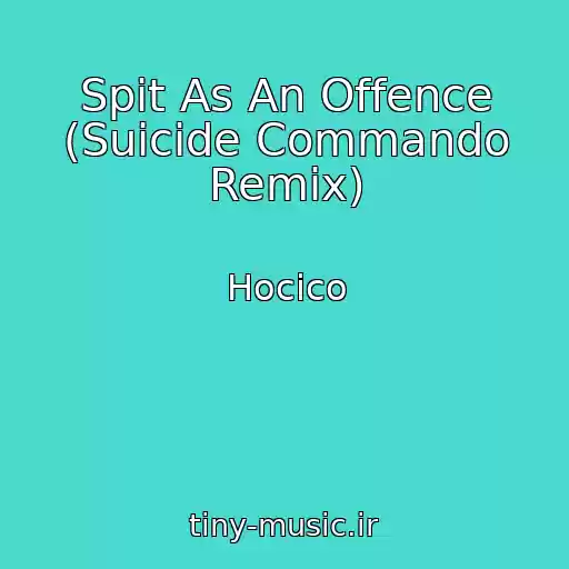 کاور آهنگ Spit As An Offence (Suicide Commando Remix) از Hocico