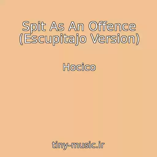 کاور آهنگ Spit As An Offence (Escupitajo Version) از Hocico