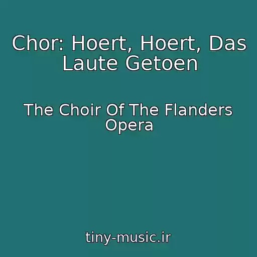 کاور آهنگ Chor: Hoert, Hoert, Das Laute Getoen از The Choir Of The Flanders Opera