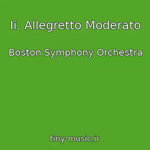 کاور آهنگ Ii. Allegretto Moderato از Boston Symphony Orchestra