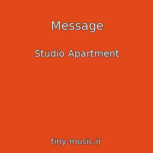 کاور آهنگ Message از Studio Apartment