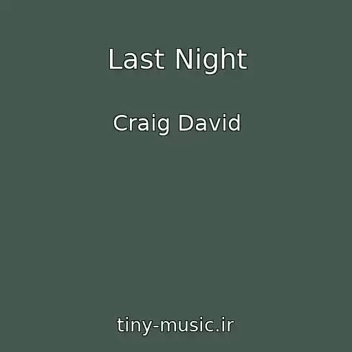 کاور آهنگ Last Night از Craig David