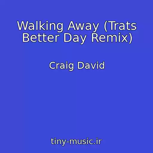 کاور آهنگ Walking Away (Trats Better Day Remix) از Craig David