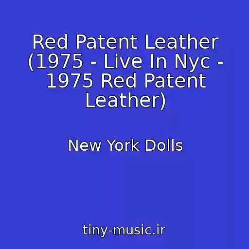 کاور آهنگ Red Patent Leather (1975 - Live In Nyc - 1975 Red Patent Leather) از New York Dolls