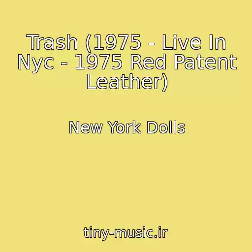 کاور آهنگ Trash (1975 - Live In Nyc - 1975 Red Patent Leather) از New York Dolls