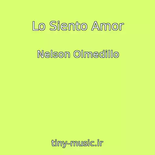 کاور آهنگ Lo Siento Amor از Nelson Olmedillo