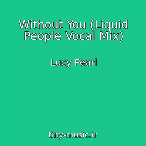 کاور آهنگ Without You (Liquid People Vocal Mix) از Lucy Pearl