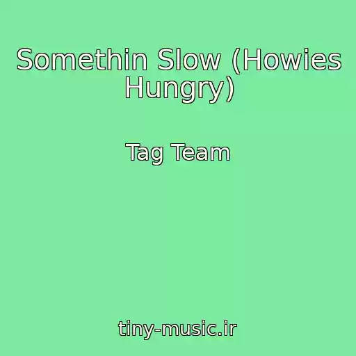 کاور آهنگ Somethin Slow (Howies Hungry) از Tag Team