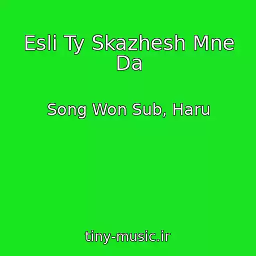 کاور آهنگ Esli Ty Skazhesh Mne Da از Song Won Sub, Haru