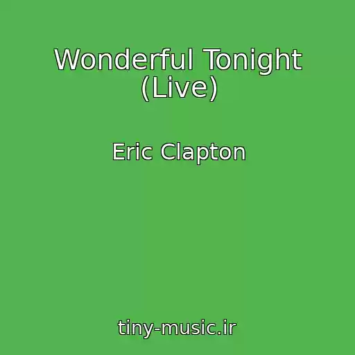 کاور آهنگ Wonderful Tonight (Live) از Eric Clapton