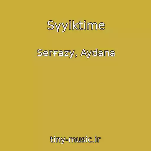 کاور آهنگ Sүyіktіme از Serғazy, Aydana