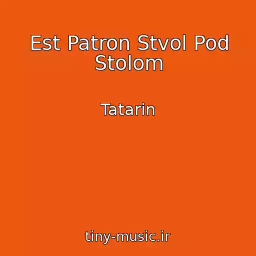 کاور آهنگ Est Patron Stvol Pod Stolom از Tatarin