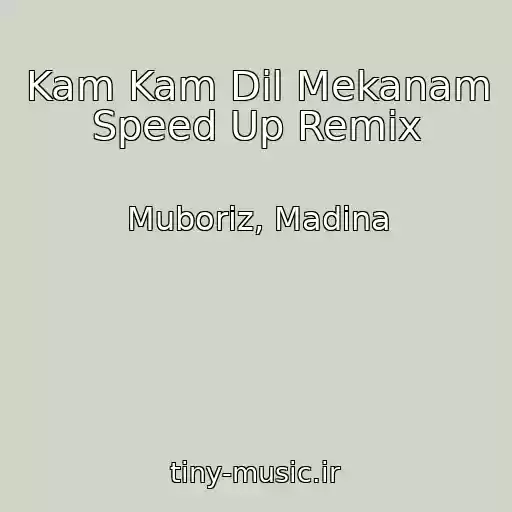 کاور آهنگ Kam Kam Dil Mekanam Speed Up Remix از Muboriz, Madina