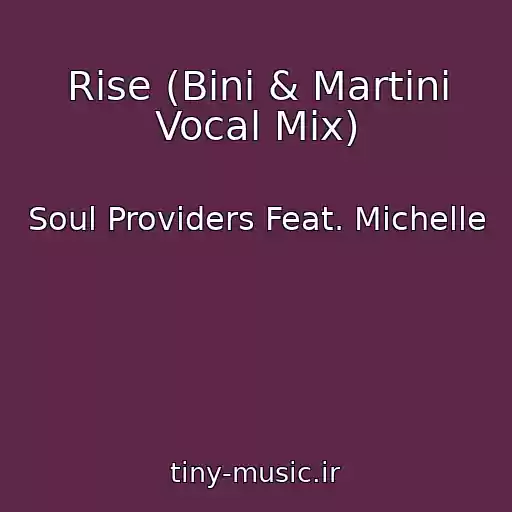 کاور آهنگ Rise (Bini & Martini Vocal Mix) از Soul Providers Feat. Michelle