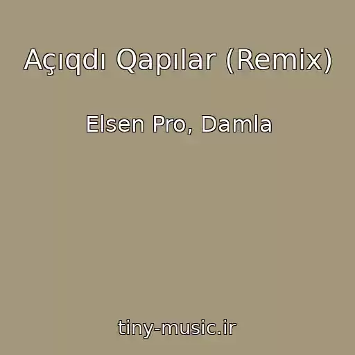 کاور آهنگ Açıqdı Qapılar (Remix) از Elsen Pro, Damla