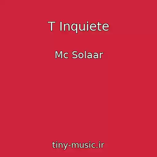 کاور آهنگ T Inquiete از Mc Solaar